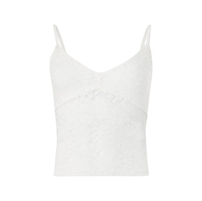HOLLISTER Top bílá