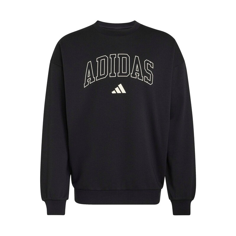 ADIDAS SPORTSWEAR Sportovní mikina Coll černá / bílá