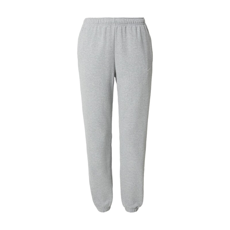 Nike Sportswear Kalhoty Studio Fleece šedý melír