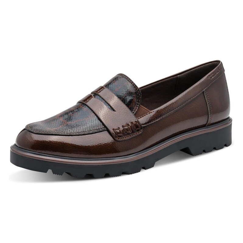 Tamaris Slipper čokoládová / černá