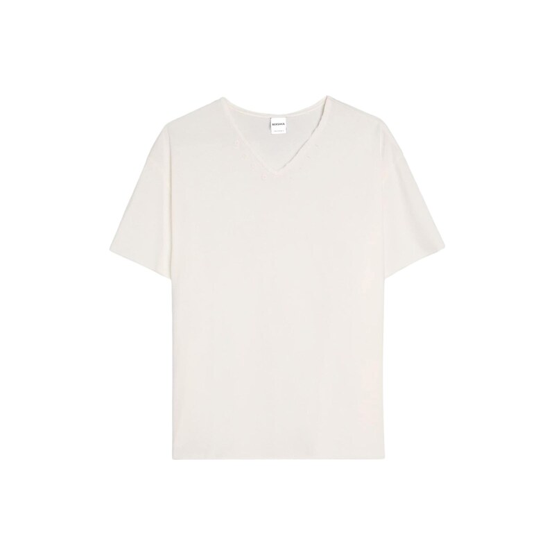Bershka Tričko offwhite