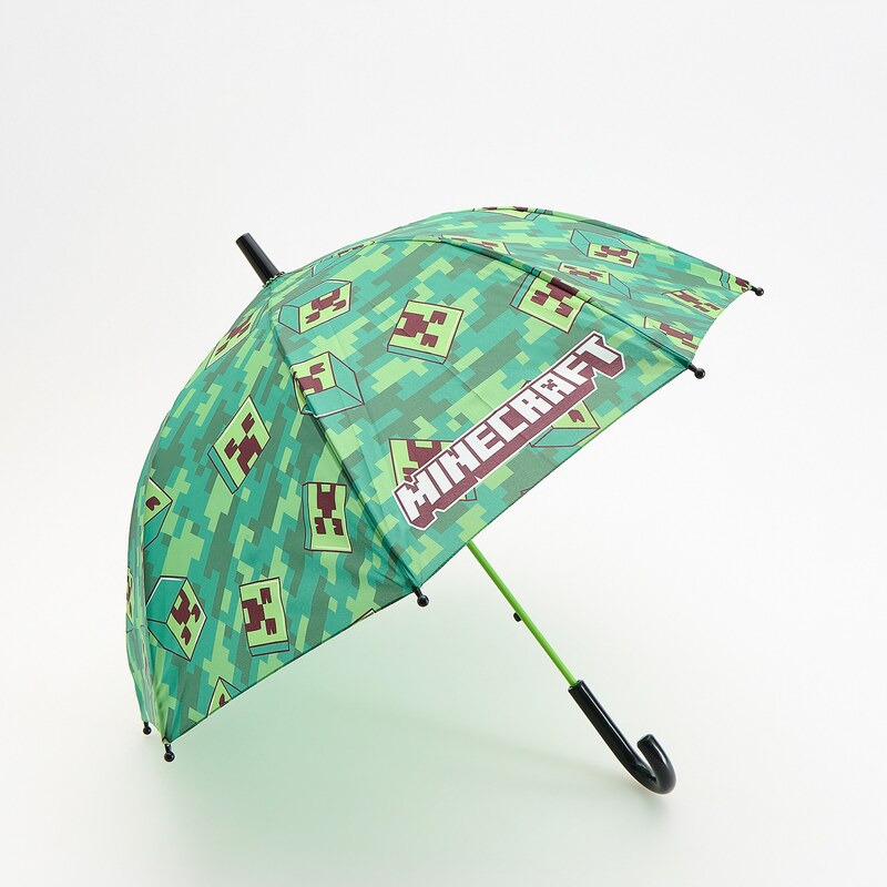 Reserved - Deštník Minecraft - tmavě zelená