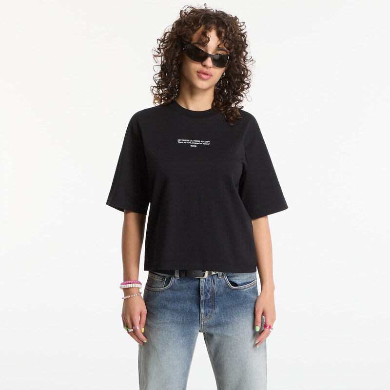 Tričko Off-White Statement Boxy Tee Black L