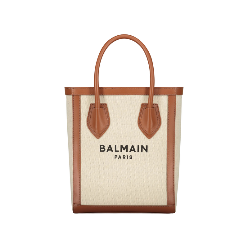 BALMAIN Paris Tote Brown shopper kabelka