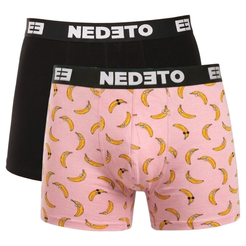 2PACK pánské boxerky Nedeto vícebarevné (2NBV10)