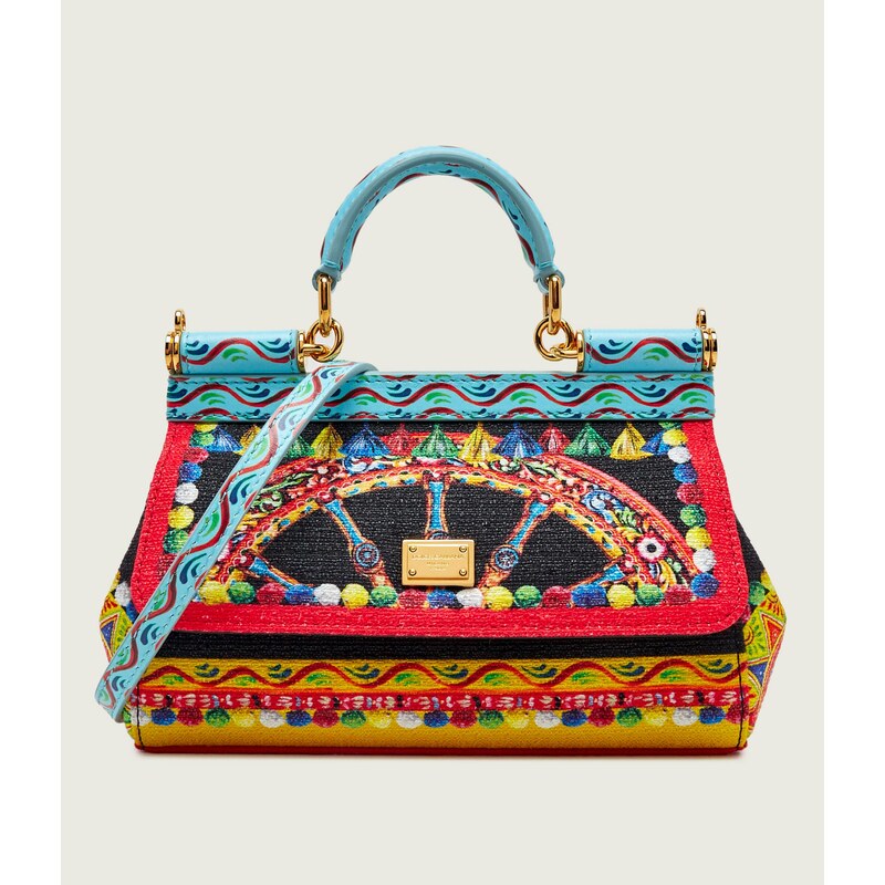 Dolce & Gabbana Kufřík Sicily s přídavkem kůže
