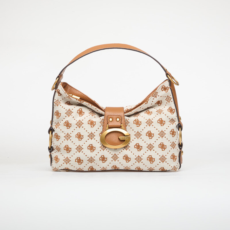 Taška GUESS Camden Shoulder Bag Cognac Logo Universal