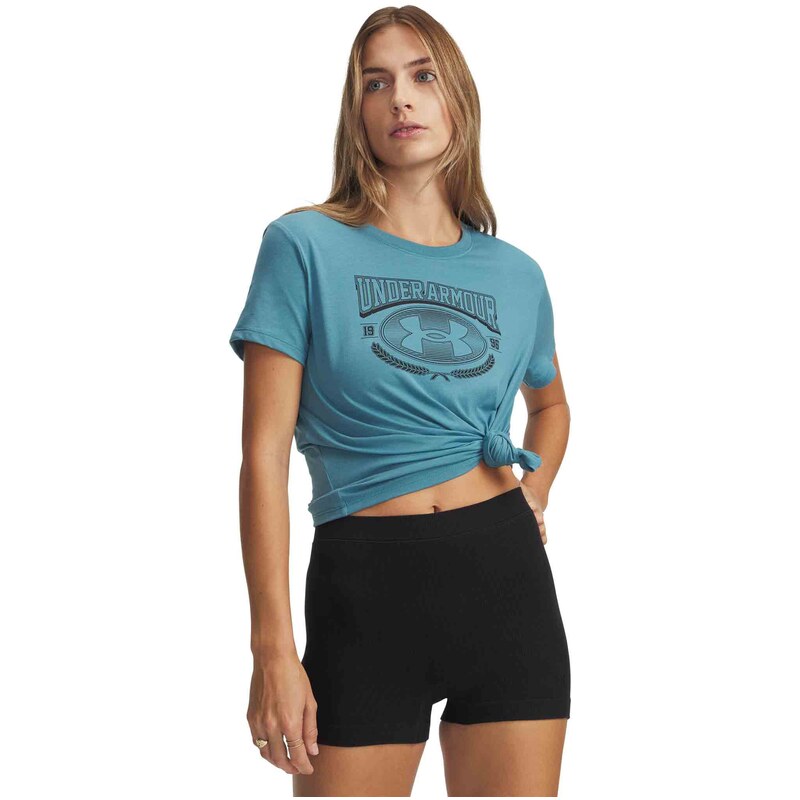 Dámské tričko s krátkým rukávem Under Armour UA W VARSITY SS M