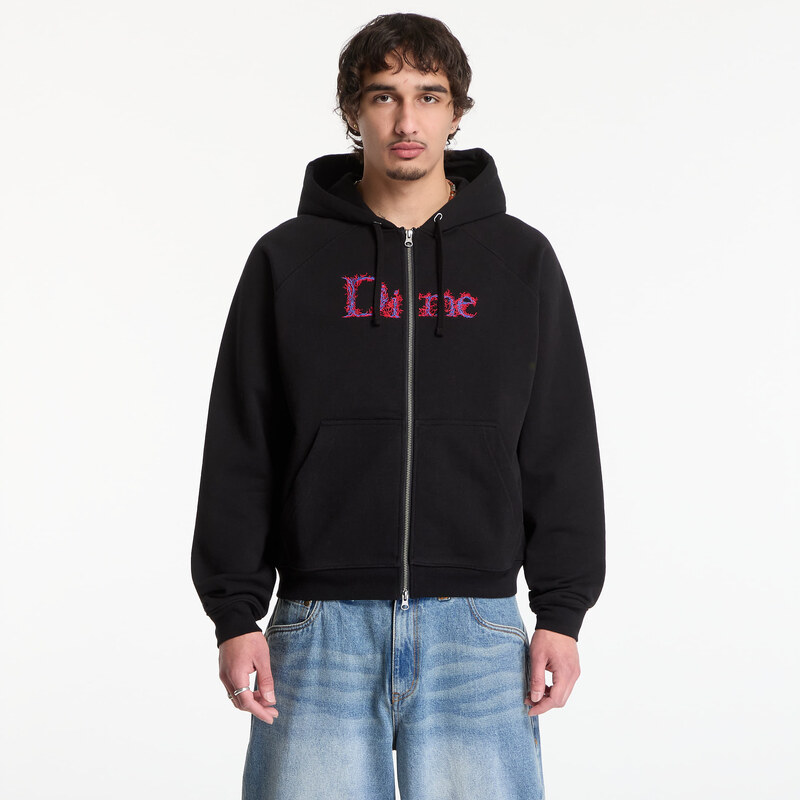 Mikina Dime Classic Veins Zip Hoodie UNISEX Black S