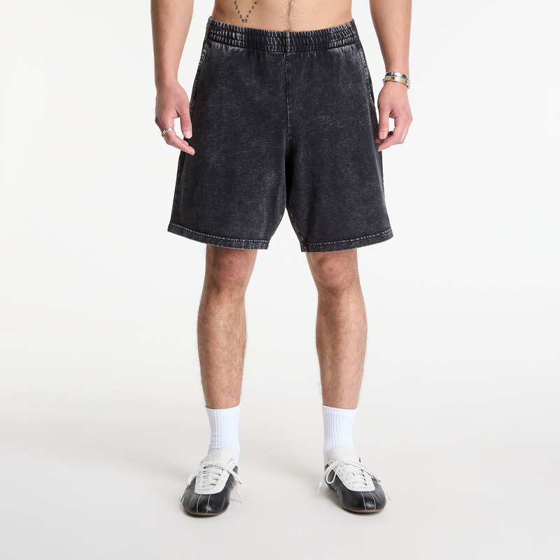 Šortky Dime Classic Jersey Sweatshorts Black Washed XL