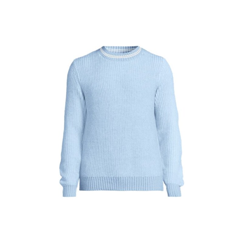 Plated Rib Jumper, Men, size: XL, regular, Blue, Wool/Polyester