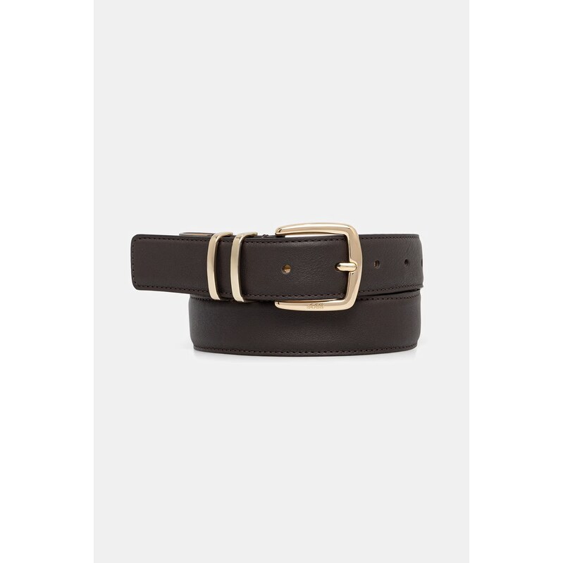BOSS pásek dámský kožený Plum-ML_Sz30