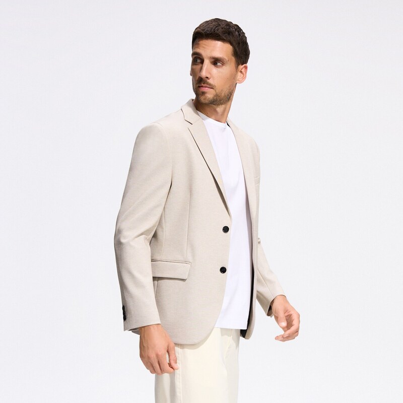 Reserved - Blejzr slim fit - béžová