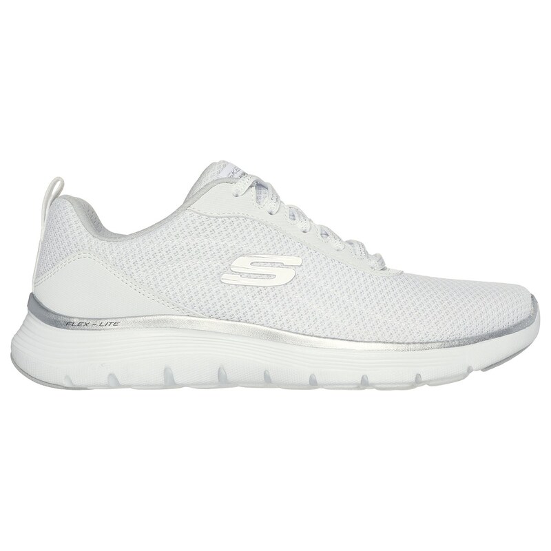 Skechers Ženy Flex Appeal 5.0 - Uptake Shoes v Bílý/Stříbrná,