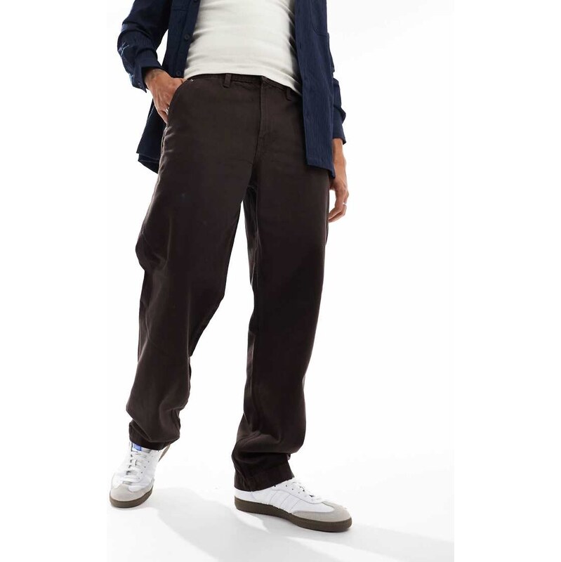 Cotton On baggy jean in dark chocolate-Brown