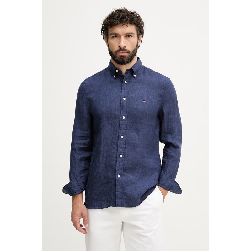 Tommy Hilfiger košile pánská lněná