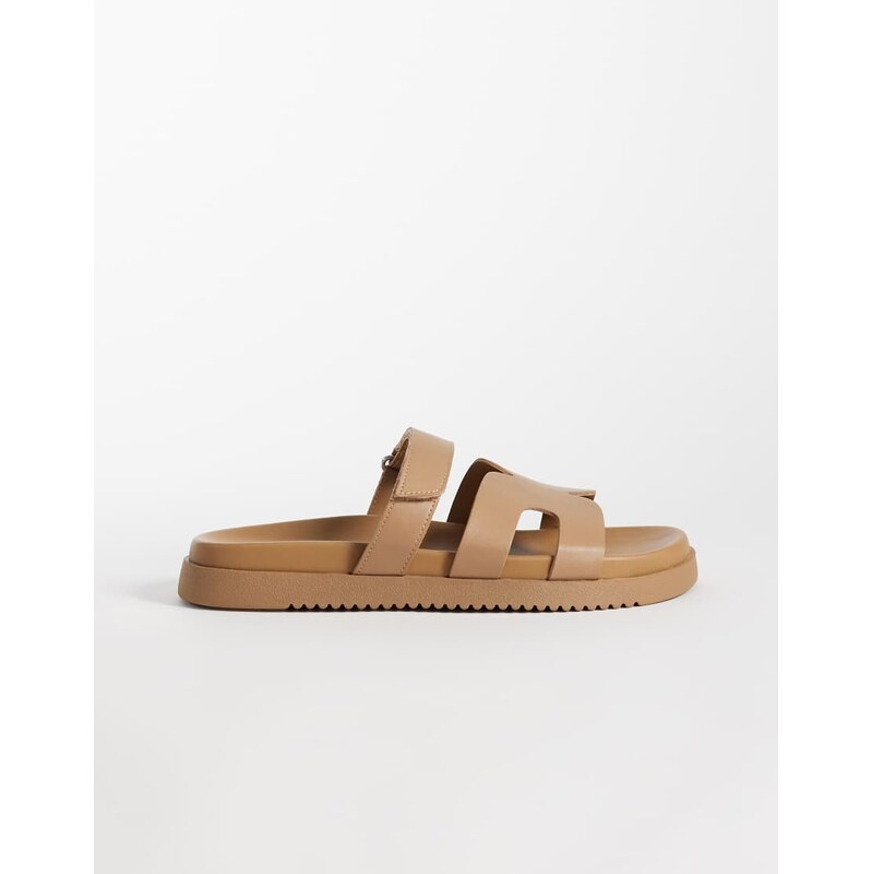 Steve Madden Missile sandal with straps in brown