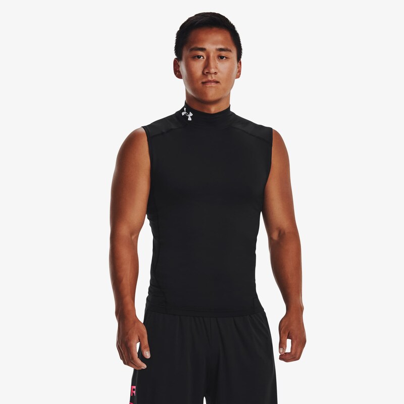 Tílko Under Armour Hg Armour Comp Mock Sl Black XXXL