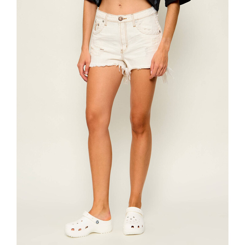 One Teaspoon Džínové šortky Truckers | Loose fit | mid waist
