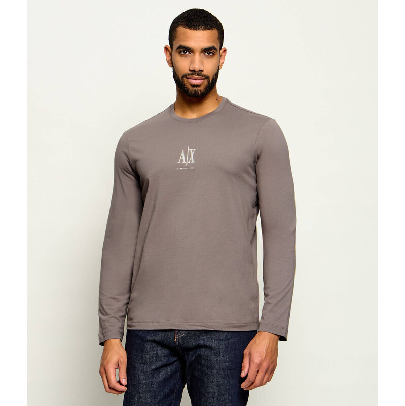 Armani Exchange Tričko s dlouhým rukávem | Slim Fit