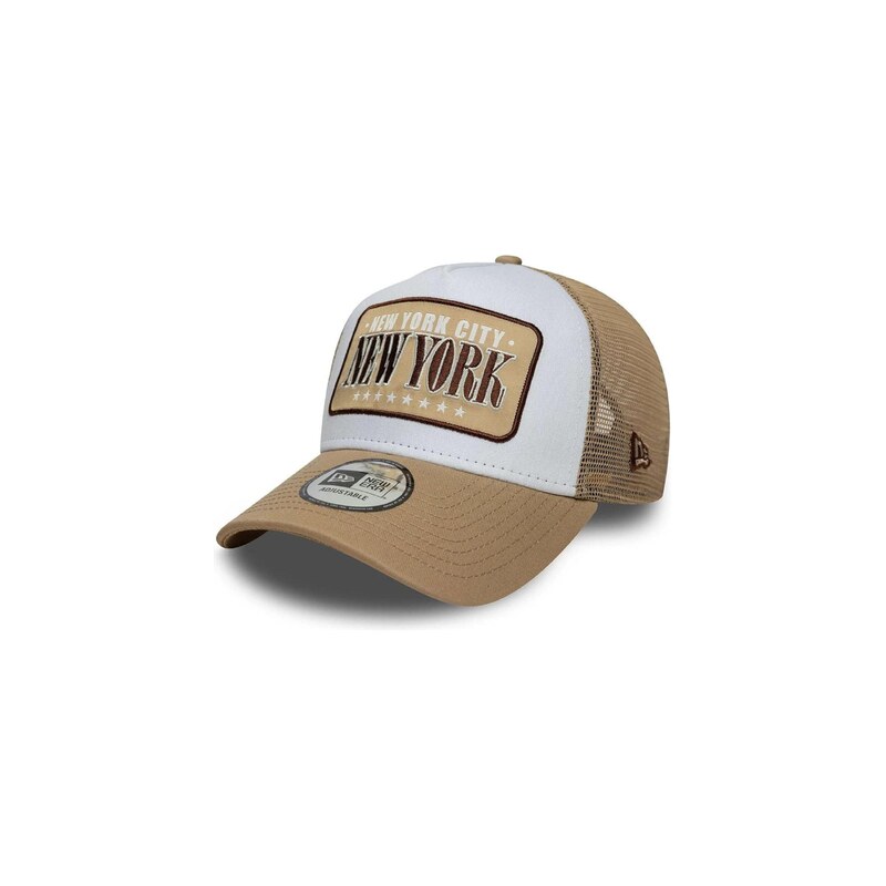 NEW ERA Sportovní kšiltovka 9FORTY Location hnědá / světle hnědá