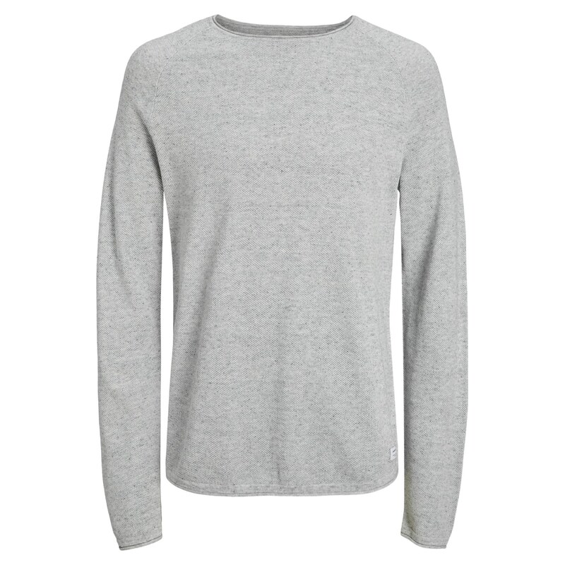 JACK & JONES Svetr Hill světle šedá