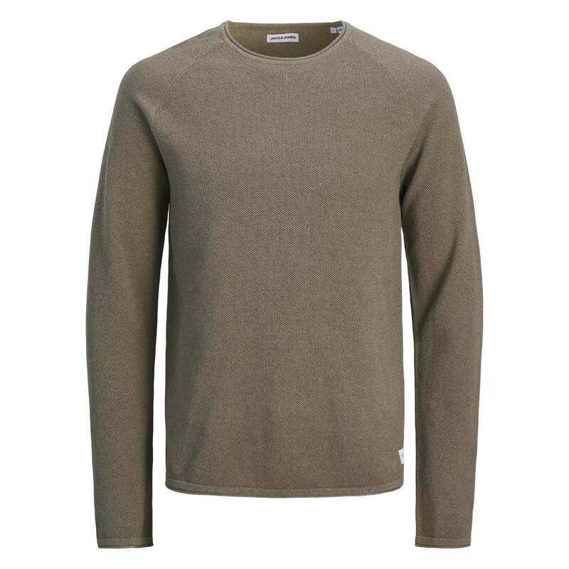 JACK & JONES Svetr Hill hnědá