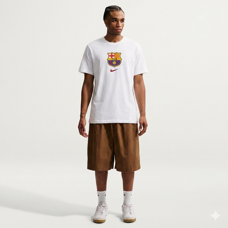 Nike FC Barcelona T-Shirt WHITE