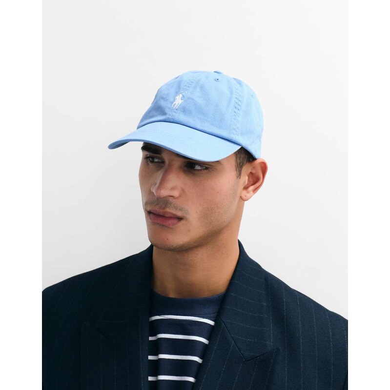 Polo Ralph Lauren icon logo twill baseball cap in bristol blue