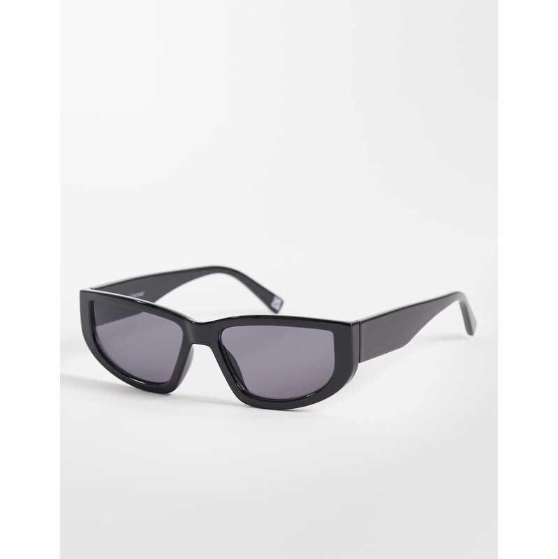 ASOS DESIGN cat square sunglasses in black