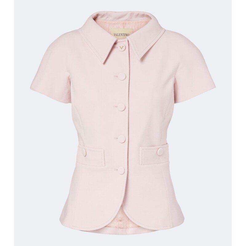 Valentino VGold wool-blend jacket