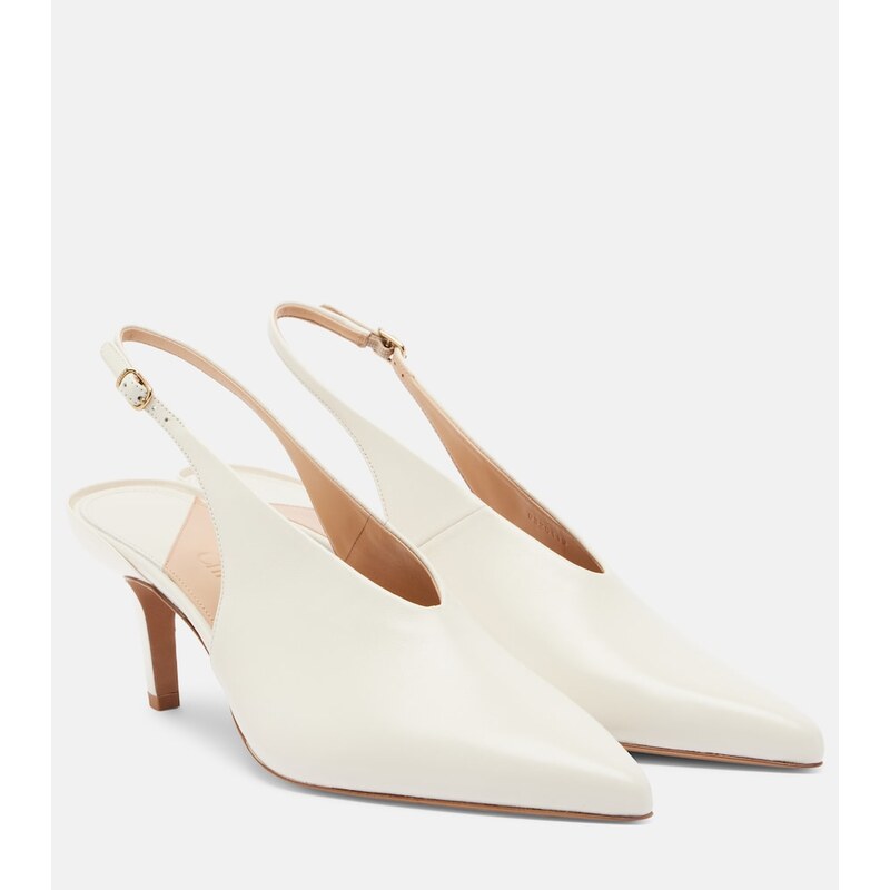 Chloe ChloÃ Suzie leather slingback pumps