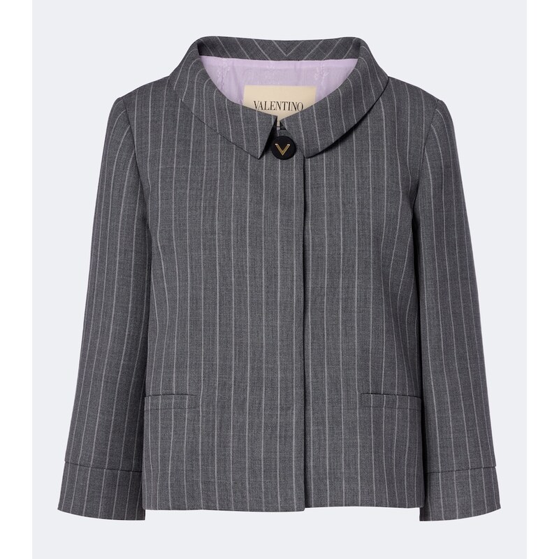 Valentino Pinstripe virgin wool jacket
