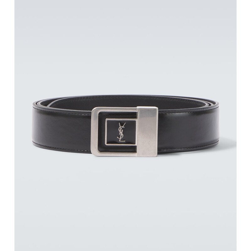 Saint Laurent La 66 leather belt