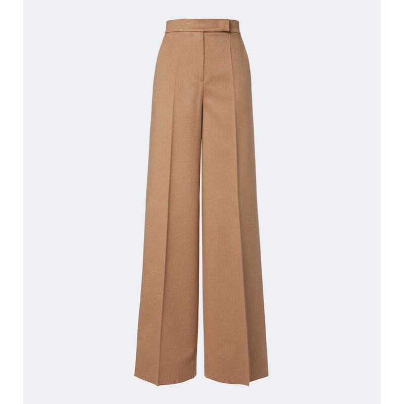 Max Mara Camel hair wide-leg pants