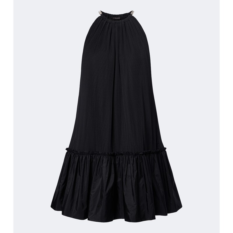 Max Mara Embellished halterneck minidress