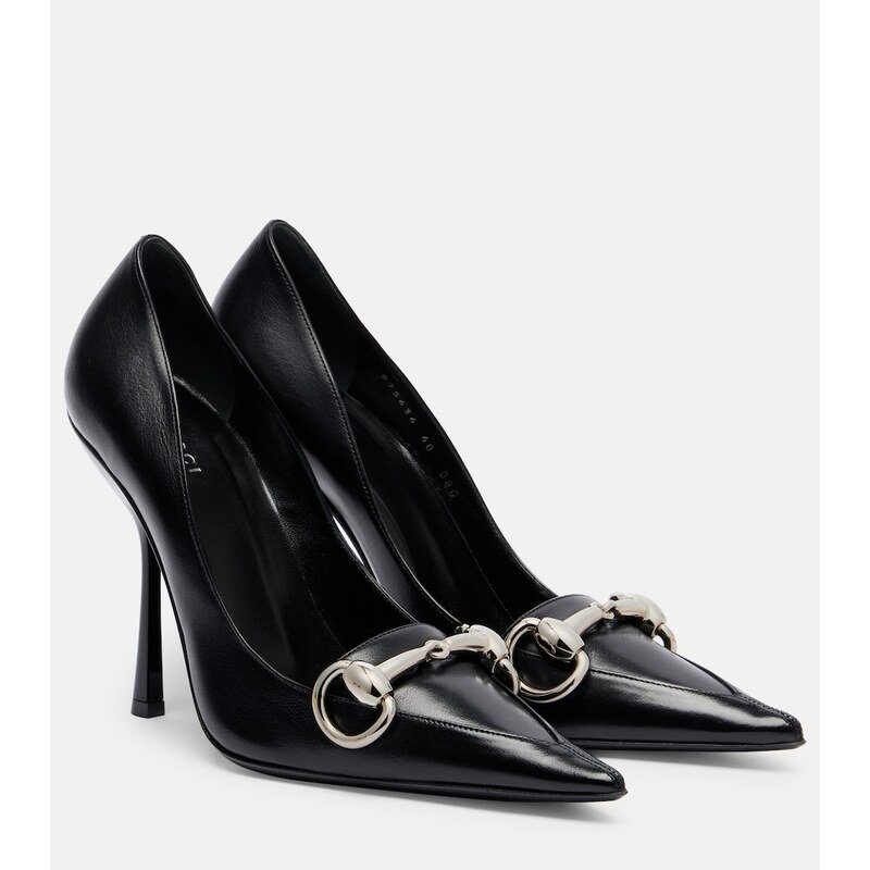 Gucci Boulevard Horsebit leather pumps