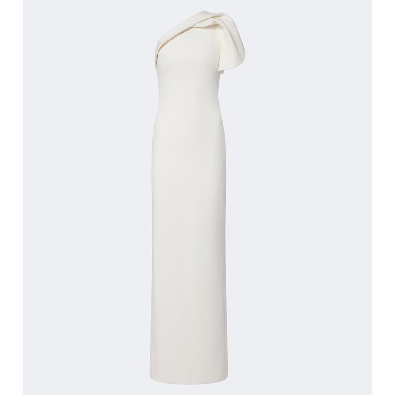 Safiyaa One-shoulder crÃªpe gown