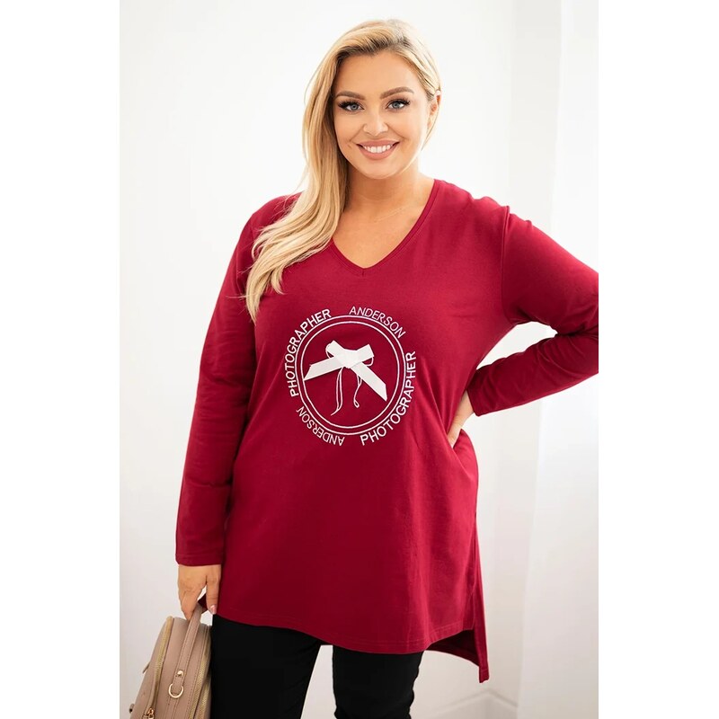 Kesi Dámské tričko Plus Size 6960