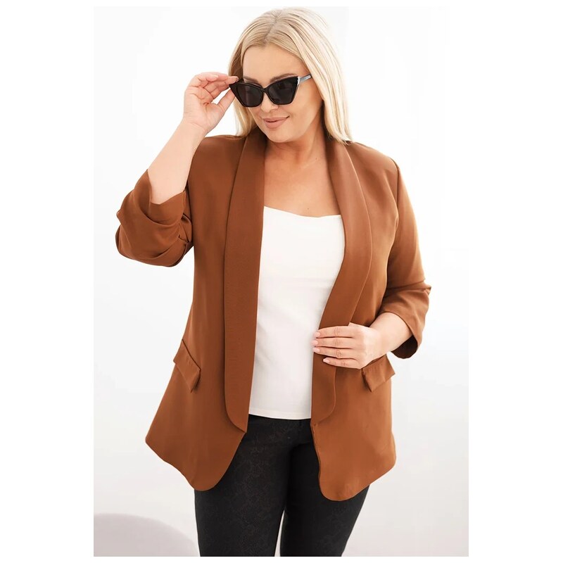 Kesi Dámské sako Plus Size 8895