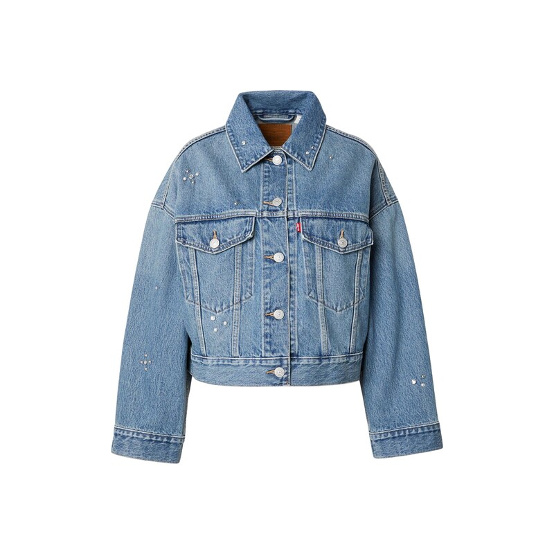 LEVIS  Přechodná bunda modrá džínovina
