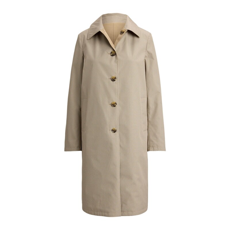 Lauren Ralph Lauren Přechodný kabát cappuccino / černá / bílá