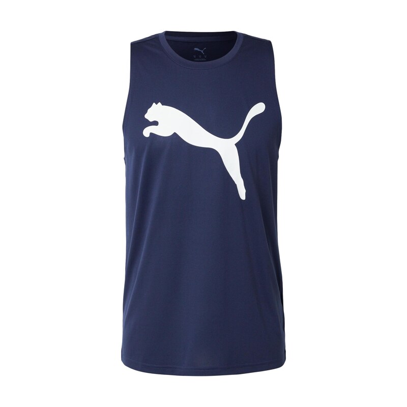 PUMA Funkční tričko TAD ESSENTIAL námořnická modř / bílá