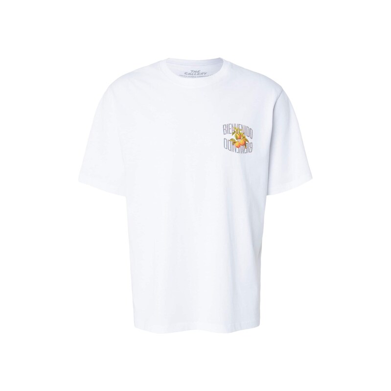 JACK & JONES Tričko JORVINTAGE FRUITS světle zelená / oranžová /