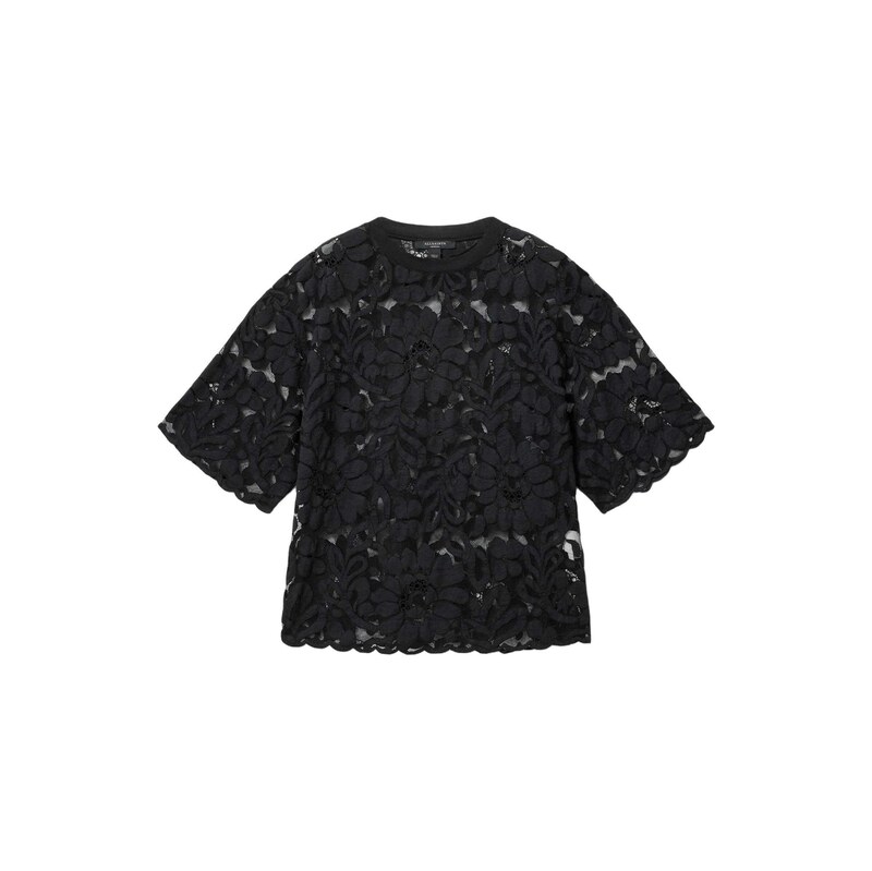 AllSaints Tričko AMELIE černá