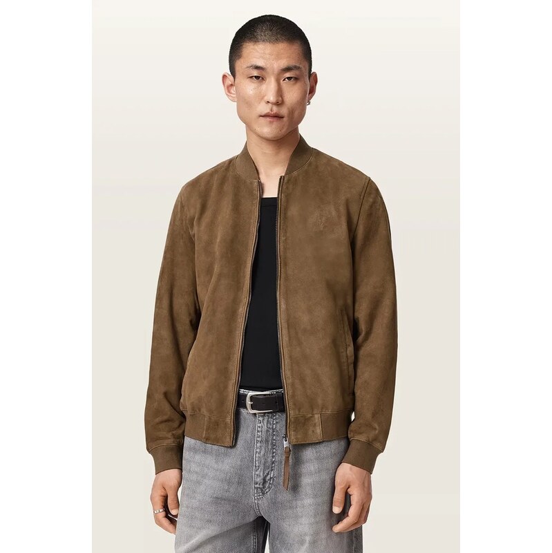 AllSaints bomber pánský semišový MORTEN