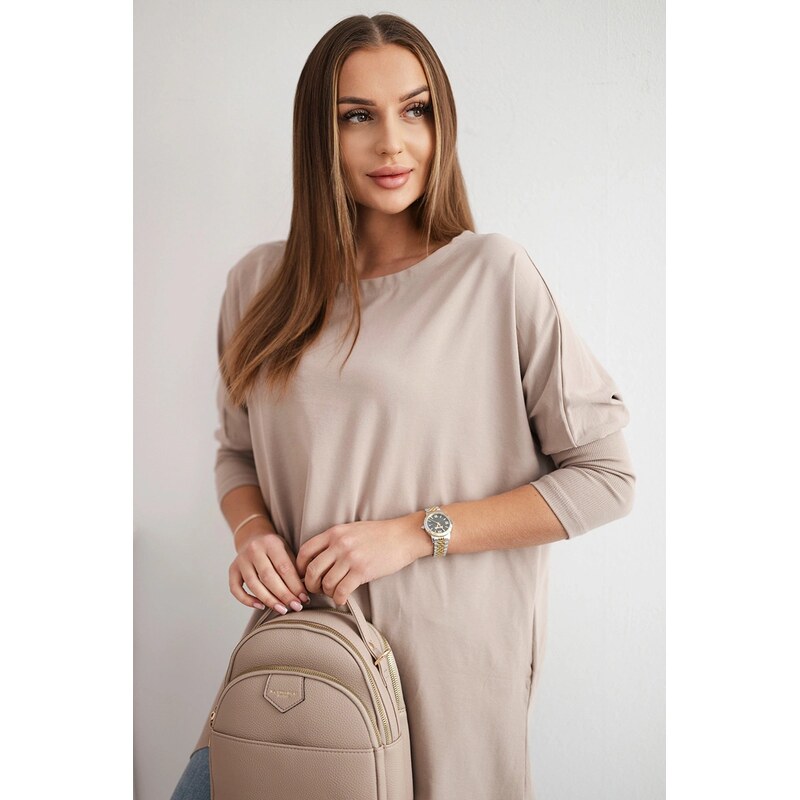 Kesi Halenka oversize tmavě béžová