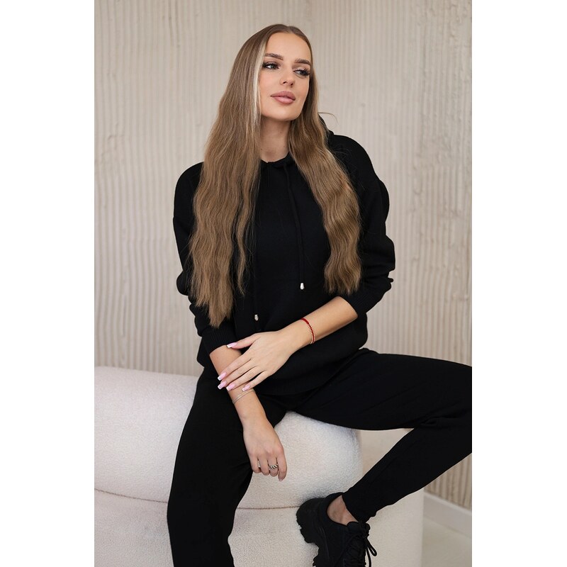 Kesi Sada svetrů MMikina + Kalhoty černé