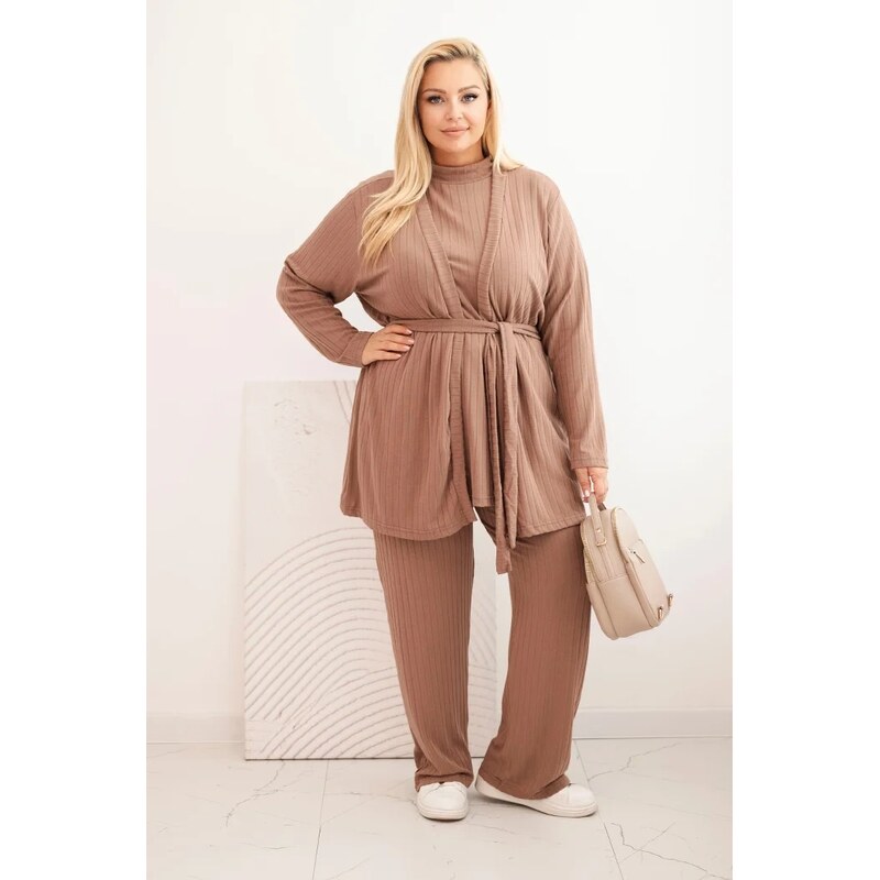 Kesi Dámský komplet Plus Size 3-dílný fango