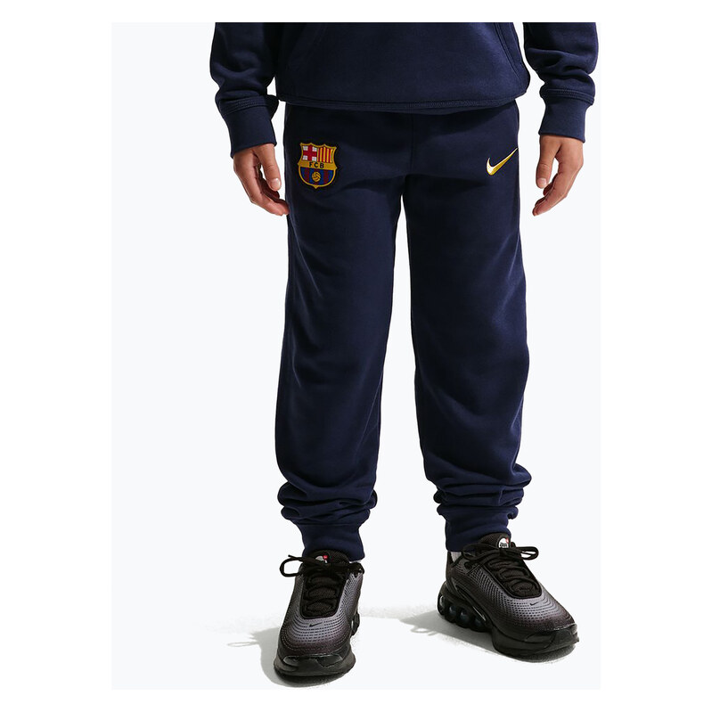 Dětské kalhoty Nike FC Barcelona Club Jogger blackened blue